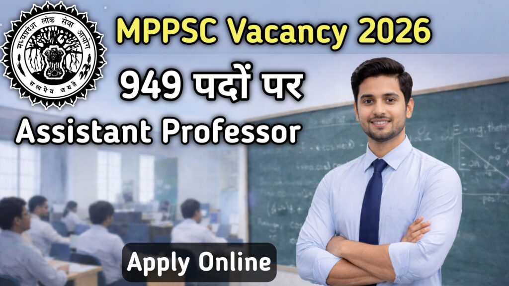 MPPSC Assistant Professor Vacancy 2026