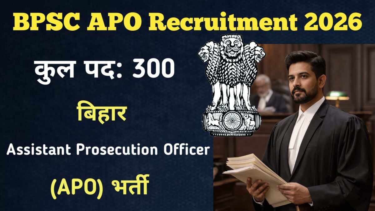 BPSC APO Recruitment 2026 Notification