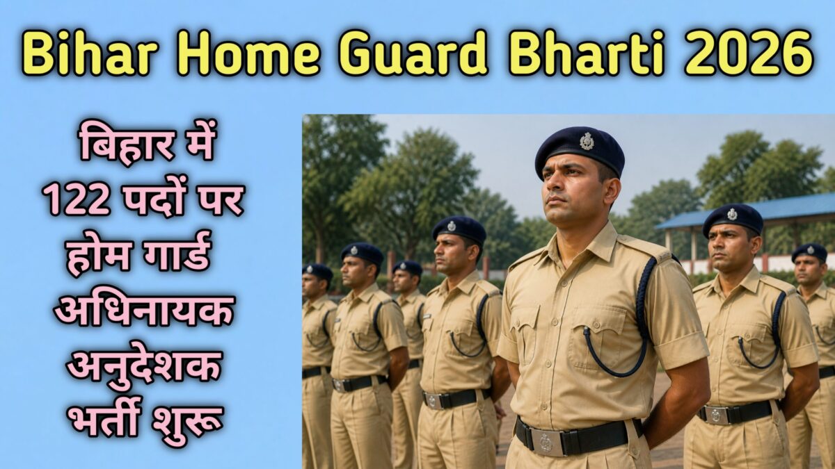 Bihar Home Guard Recruitment 2026 Notification 